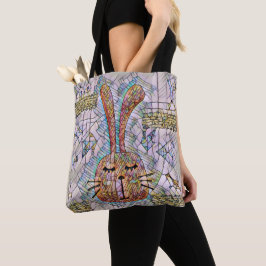 Abstrakter Hase Tasche