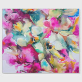 Abstrakter, heller dekorativer Hintergrund. Flo Geschenkpapier (Flach)