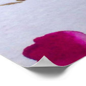 Abstrakter, heller dekorativer Hintergrund. Flo Poster (Ecke)