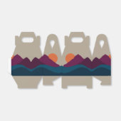 Abstrakter Herbst Herbstgebirge Landschaft Sonnenu Geschenkschachtel (Ungefaltet)