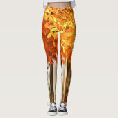 Abstrakter Herbst Leggings (Vorderseite)