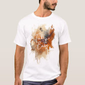 Abstrakter Herbst-Splatter T-Shirt (Vorderseite)