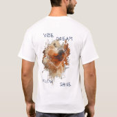Abstrakter Herbst-Splatter T-Shirt (Rückseite)