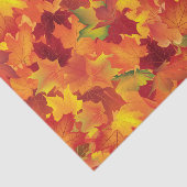 Abstrakter Herbst verlässt Muster Seidenpapier (Ausschnitt)