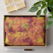 Abstrakter Herbst verlässt Muster Seidenpapier (Geschenk)