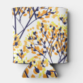 Abstrakter Herbstbaum Modernes Muster Dosenkühler (Rückseite)