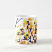 Abstrakter Herbstbaum Modernes Muster Kaffeetasse (Mittel)