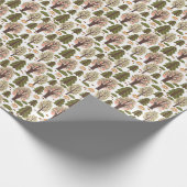 Abstrakter Herbstwald Nahtloses Muster Geschenkpapier (Ecke)