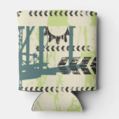 Abstrakter Hi-Tech-Hintergrund Dosenkühler (Rückseite)