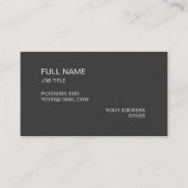 Abstrakter Hibisken Blume Moderne Visitenkarte (Rückseite)