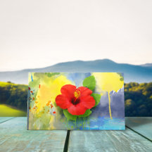 Abstrakter Hibisken Blume Moderne