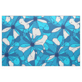 Abstrakter Hibiskus Stoff (Fat Quarter (45,7 x 55,9 cm))