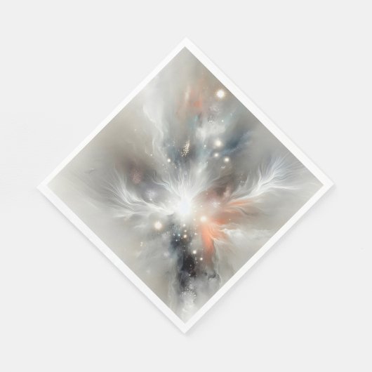 Abstrakter Himmelnebel Serviette (Ecke)