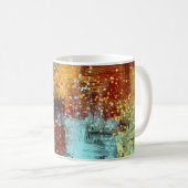 Abstrakter Hintergrund. 2d Abbildung. Digitaler Rü Kaffeetasse (VorderseiteRechts)