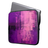 Abstrakter Hintergrund. 2d Abbildung. Digitaler Rü Laptopschutzhülle (Vorderseite Links)