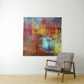 Abstrakter Hintergrund. 2d Abbildung. Digitaler Rü Wandteppich (Beispiel)