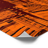 Abstrakter Hintergrund. 2D Illustrationsbild. Ex Poster (Ecke)