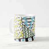 Abstrakter Hintergrund 3 Kaffeetasse (Vorderseite Links)