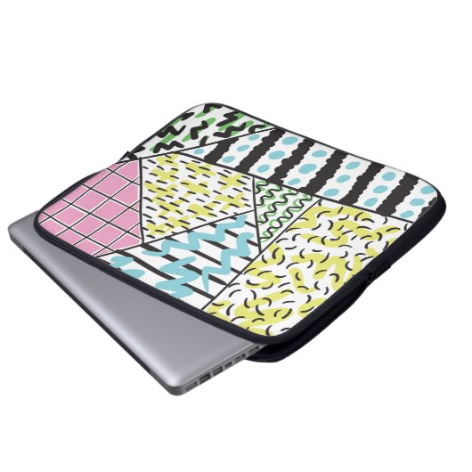 Abstrakter Hintergrund 3 Laptopschutzhülle (Vorne Knopf)