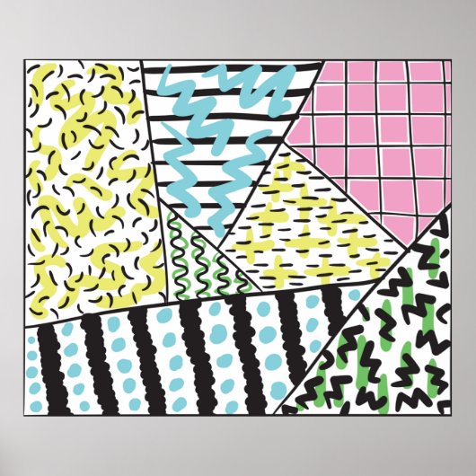 Abstrakter Hintergrund 3 Poster (Vorne)