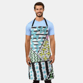 Abstrakter Hintergrund 3 Schürze (Getragen)