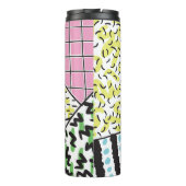 Abstrakter Hintergrund 3 Thermosbecher (Rückseite)