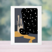 Abstrakter Hintergrund Acrylschild (Neutral)