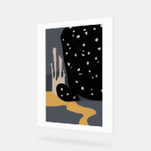 Abstrakter Hintergrund Acrylschild (Winkel)