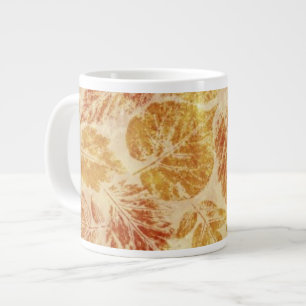 Abstrakter Hintergrund, Aquarell, Blätter Jumbo-Tasse