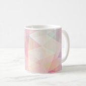 abstrakter Hintergrund bestehend aus trianglesback Kaffeetasse (VorderseiteRechts)