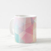 abstrakter Hintergrund bestehend aus trianglesback Kaffeetasse (Vorderseite Links)