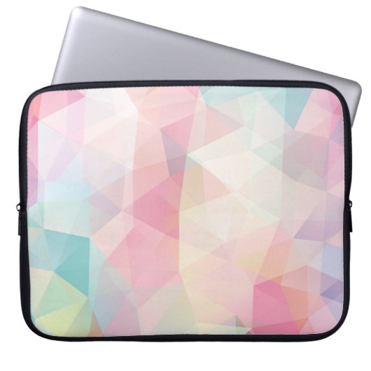 abstrakter Hintergrund bestehend aus trianglesback Laptopschutzhülle (Vorderseite)