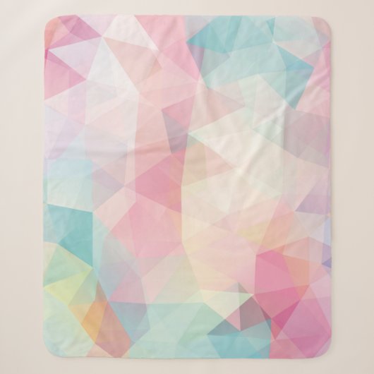abstrakter Hintergrund bestehend aus trianglesback Sherpadecke (Vorderseite)