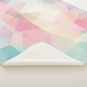 abstrakter Hintergrund bestehend aus trianglesback Sherpadecke (3/4)