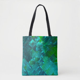 abstrakter Hintergrund. blau und grün Mosaikhinter Tasche