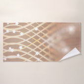 Abstrakter Hintergrund. brauner Hintergrund mit We Badehandtuch (Badehandtuch)