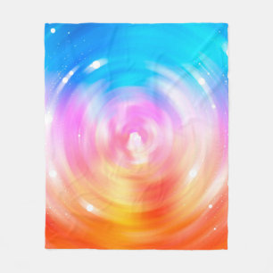 abstrakter Hintergrund. brillanter Kreise Hintergr Fleecedecke