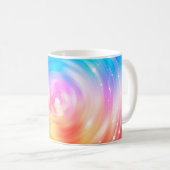abstrakter Hintergrund. Brillanter Kreishintergrun Kaffeetasse (VorderseiteRechts)