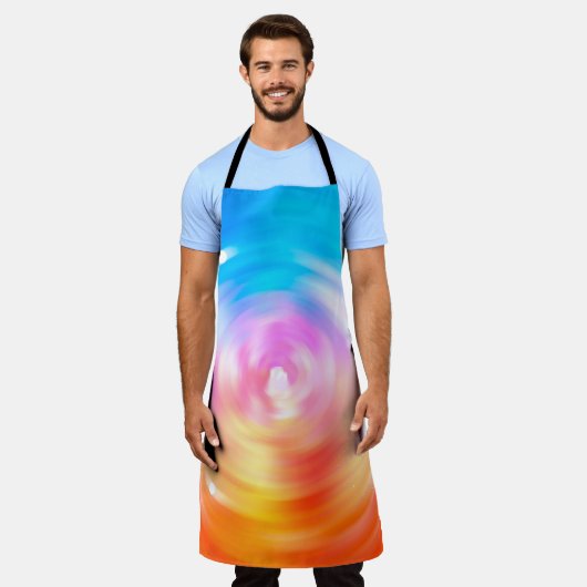 abstrakter Hintergrund. Brillanter Kreishintergrun Schürze (Getragen)