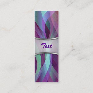 Abstrakter Hintergrund der Mini Visitenkarte