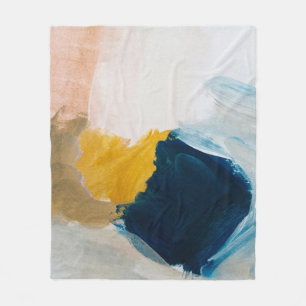 Abstrakter Hintergrund der modernen Kunst. Malerei Fleecedecke