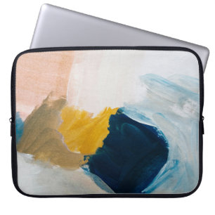 Abstrakter Hintergrund der modernen Kunst. Malerei Laptopschutzhülle