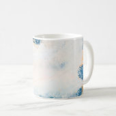 Abstrakter Hintergrund der Ölstruktur. Farbe auf d Kaffeetasse (VorderseiteRechts)