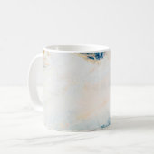 Abstrakter Hintergrund der Ölstruktur. Farbe auf d Kaffeetasse (Vorderseite Links)