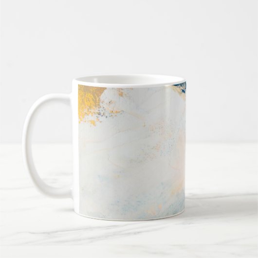 Abstrakter Hintergrund der Ölstruktur. Farbe auf d Kaffeetasse (Links)