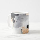 Abstrakter Hintergrund der Ölstruktur. Farbe auf d Kaffeetasse (Vorderseite Links)