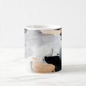 Abstrakter Hintergrund der Ölstruktur. Farbe auf d Kaffeetasse (Mittel)