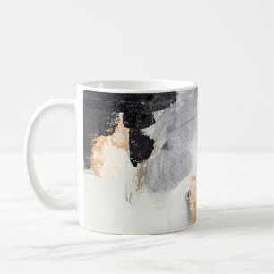 Abstrakter Hintergrund der Ölstruktur. Farbe auf d Kaffeetasse