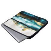Abstrakter Hintergrund der Ölstruktur. Farbe auf d Laptopschutzhülle (Vorne Knopf)