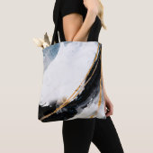 Abstrakter Hintergrund der Ölstruktur. Farbe auf d Tasche (Von Nahem)
